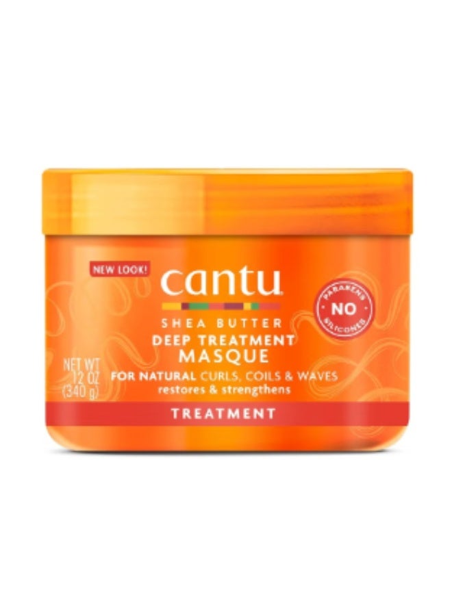 CANTO Cantu Deep Treatment Masque with Shea Butter for Natural Hair, 12 oz (Packaging May Vary)