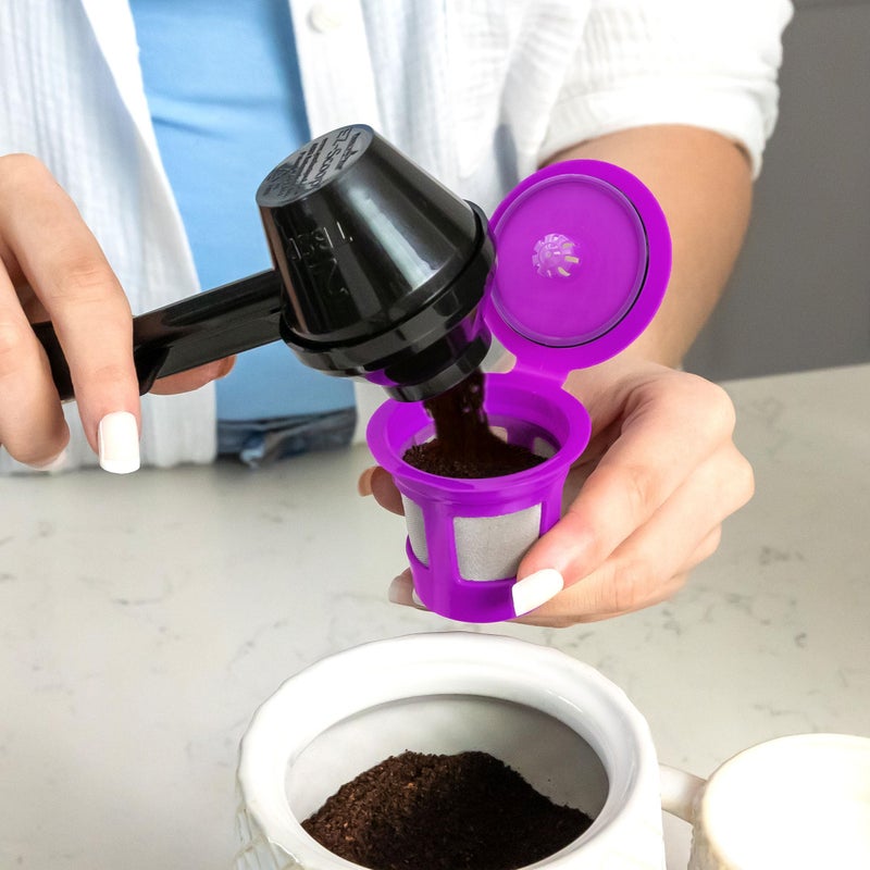 Perfect Pod Single Serve Value Pack 1-Stream Reusable Filter Cup/EZ Scoop Perfect Pod Single Serve Pack Reusable Coffee Filter Cup & EZ-Scoop for K-CUP Brewers - Image 3