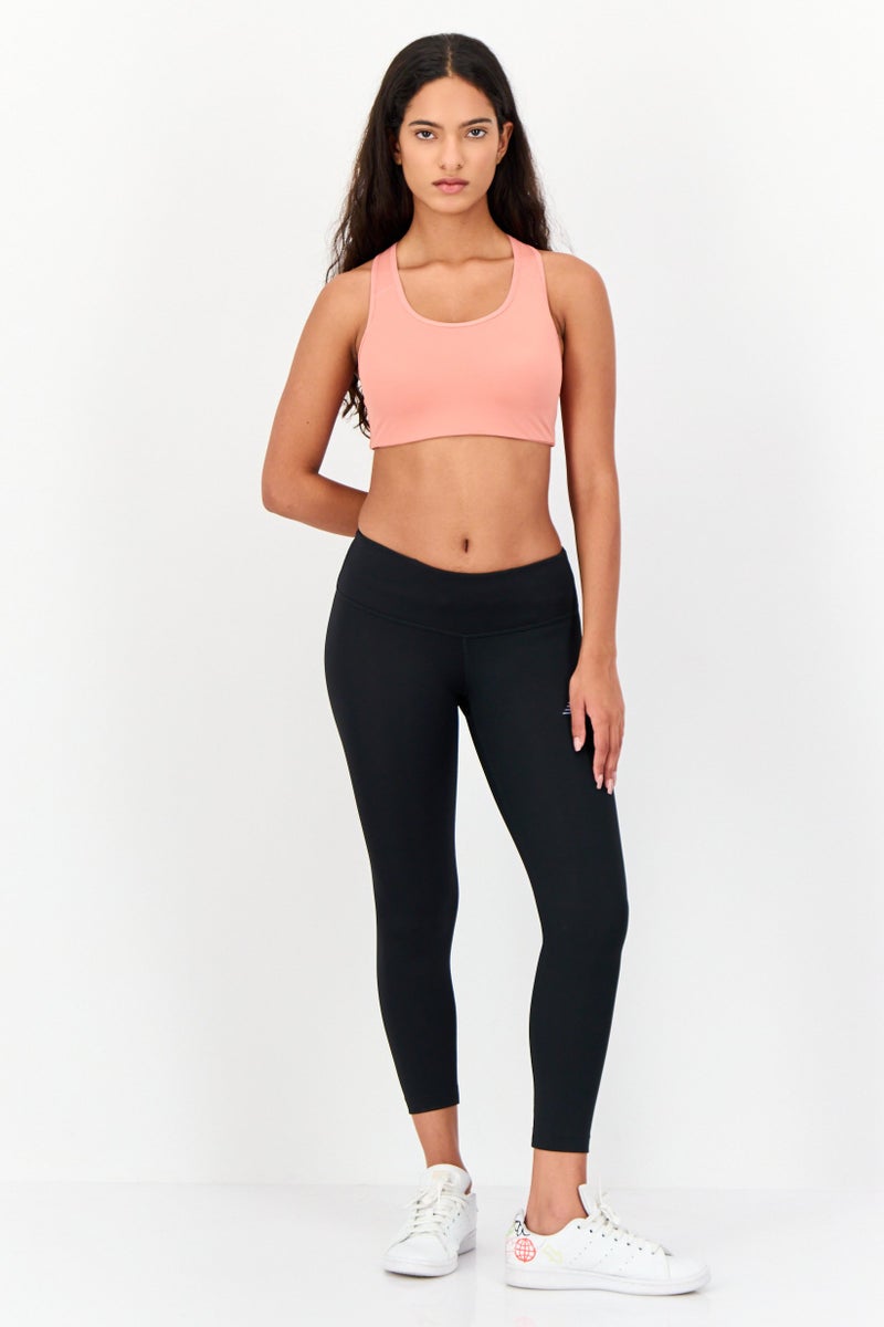 TRIUMPH حمالة صدر رياضية مبطنة بسيطة للنساء، خوخي داكن - Image 3