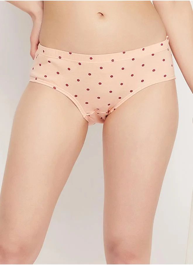 Clovia Multicolor Pack of 3 Mid Waist Printed Hipster Briefs by Styli