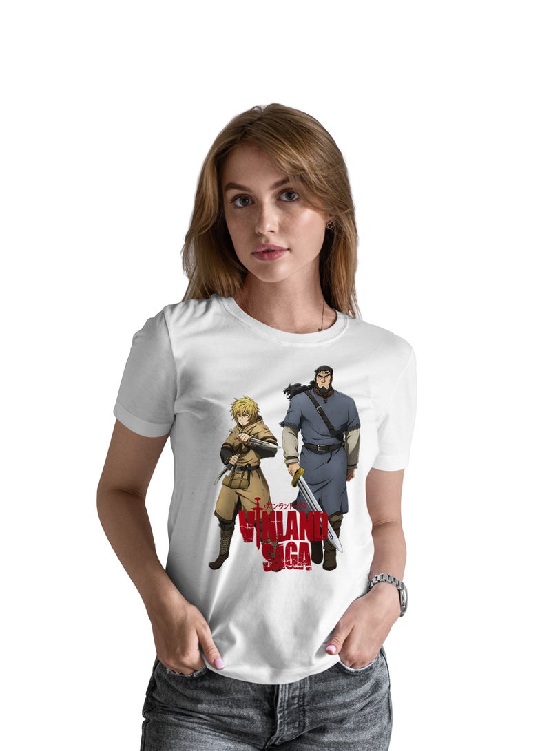 Fashion World Cotton T-shirt Printed with High-quality Anime Vinland  - Image 1