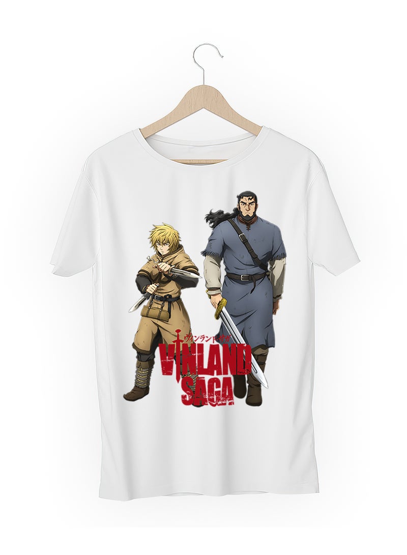 Fashion World Cotton T-shirt Printed with High-quality Anime Vinland  - Image 3