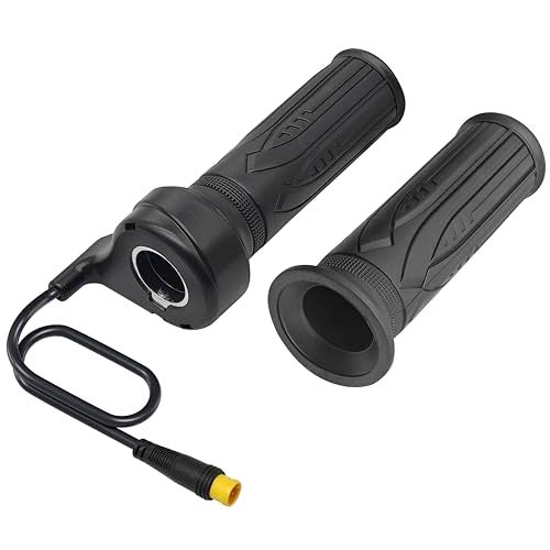 ARREPONT 20X Full Twist Throttle Grip, 3 Pin Water Proof Connection Fits Ebike 12V-72V, Electric Bike Throttle, with Waterproof Connector, Electric Bicycle, E-Scooter, Mountain Bike, Scooter - Image 1