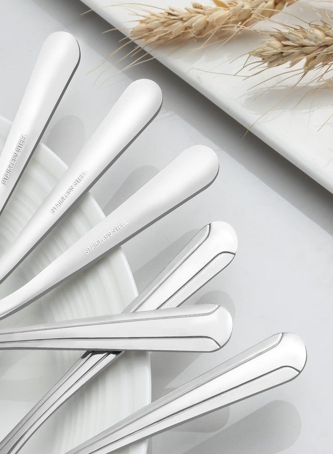 BEWOS 24 Pieces Dinner Forks Set, 8.2-Inch Stainless Steel Forks Silverware, Flatware Salad Forks for Home, Kitchen or Restaurant - Mirror Polished, Dishwasher Safe - Image 5