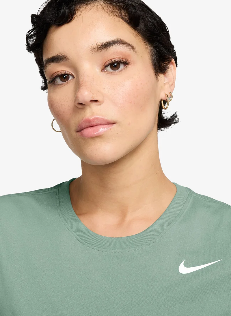 Nike STEAM/(WHITE) Dri-Fit Essential T-Shirt for Women | Best Price UAE