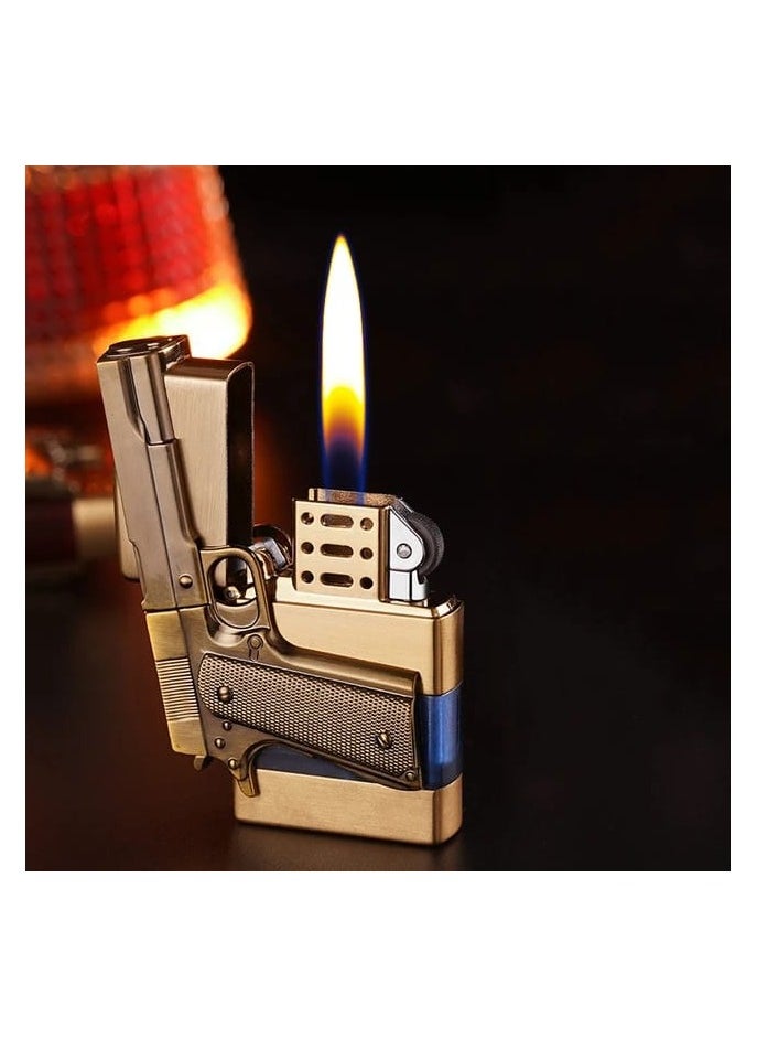 Generic Gun Pocket Lighter for Men ,Gun Design Windproof Lighter Gun Cool Design Lighter Gift for Men  - Image 4