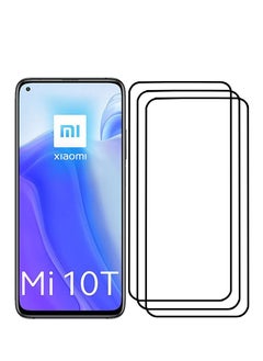 CATANES 3 Pack For Xiaomi Mi 10T 5G Screen Protector Tempered Glass Full Glue Back  - Image 2
