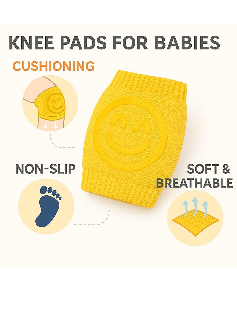 نيهون وسادات ركبة للأطفال أثناء الزحف، 5 أزواج من واقيات ركبة الأطفال، وسادات ركبة قابلة للتنفس أثناء الزحف مع وسادة إسفنجية، وسادات ركبة مضادة للانزلاق، وغطاء واقٍ لتدفئة الساق للأطفال من الجنسين - Image 5