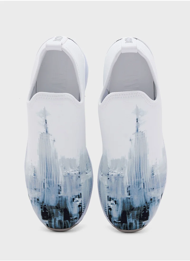 دكني Parks Skyline Slip On Wedge Sneaker