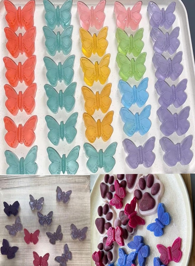 YIMINGMOLD قوالب سيليكون على شكل فراشة من YIMINGMOLD، قطعتان، لصنع الشوكولاتة والحلوى - Image 5