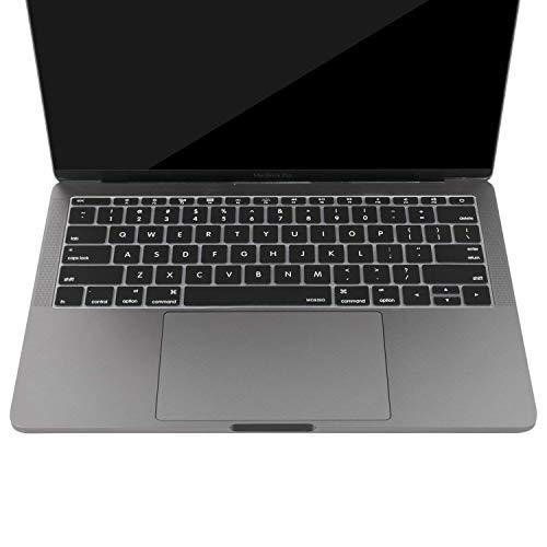 Oaky® MacBook Pro 13 inch Without Touch Bar 2017/2016 Keyboard Protector Keyboard Skin Protector Model - A1708 and MacBook 12 inch A1534 Silicone Black - Image 2