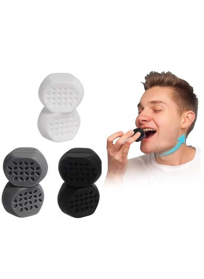 Generic 6-Piece Jawline Exerciser for Men And Women Face Toning and Slimmer Face Exerciser Jawline Strengthener Strengthen Neck  - Image 1