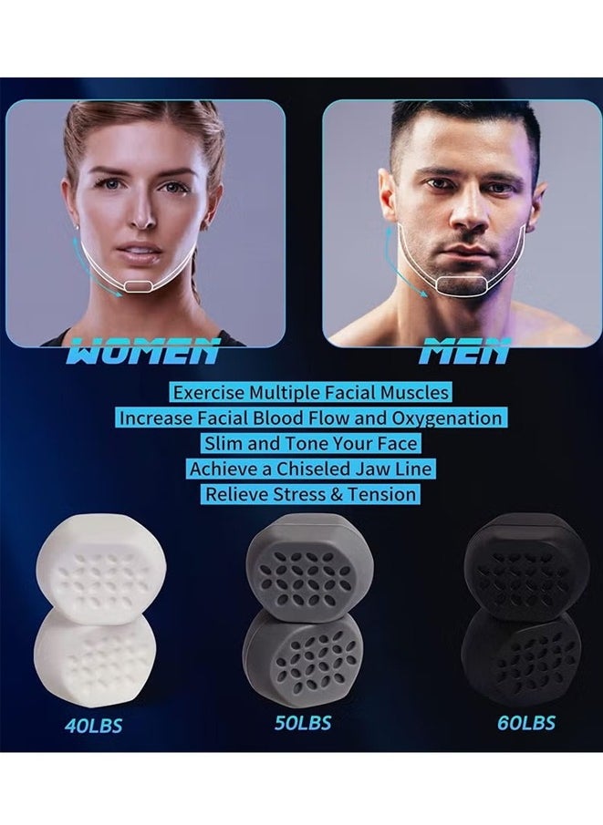 Generic 6-Piece Jawline Exerciser for Men And Women Face Toning and Slimmer Face Exerciser Jawline Strengthener Strengthen Neck  - Image 4