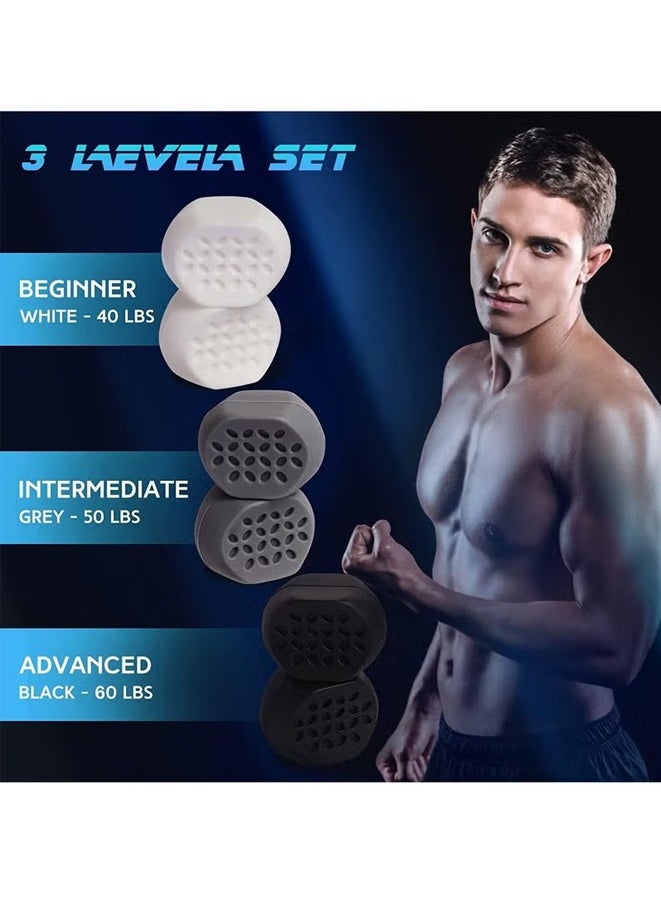 Generic 6-Piece Jawline Exerciser for Men And Women Face Toning and Slimmer Face Exerciser Jawline Strengthener Strengthen Neck  - Image 2