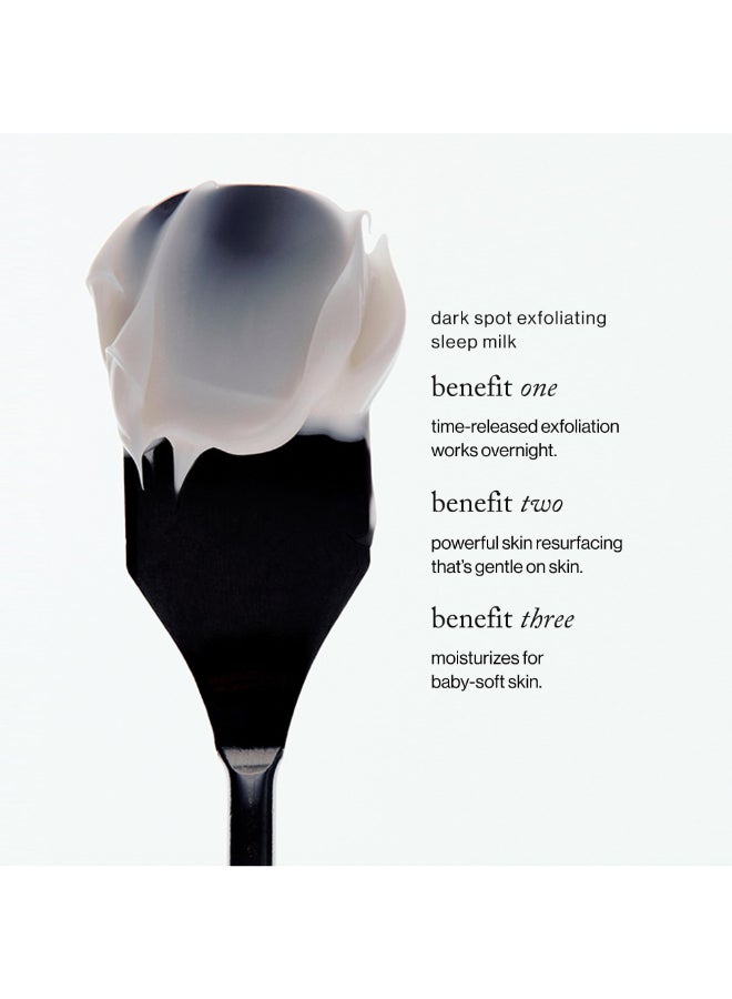 goop Beauty Sleep Milk Serum Intense Face Exfoliator to Smooth Uneven Texture Wrinkles Pores Glycolic Acid Hyaluronic Serum Dark Spot Corrector 1 fl oz - Image 4