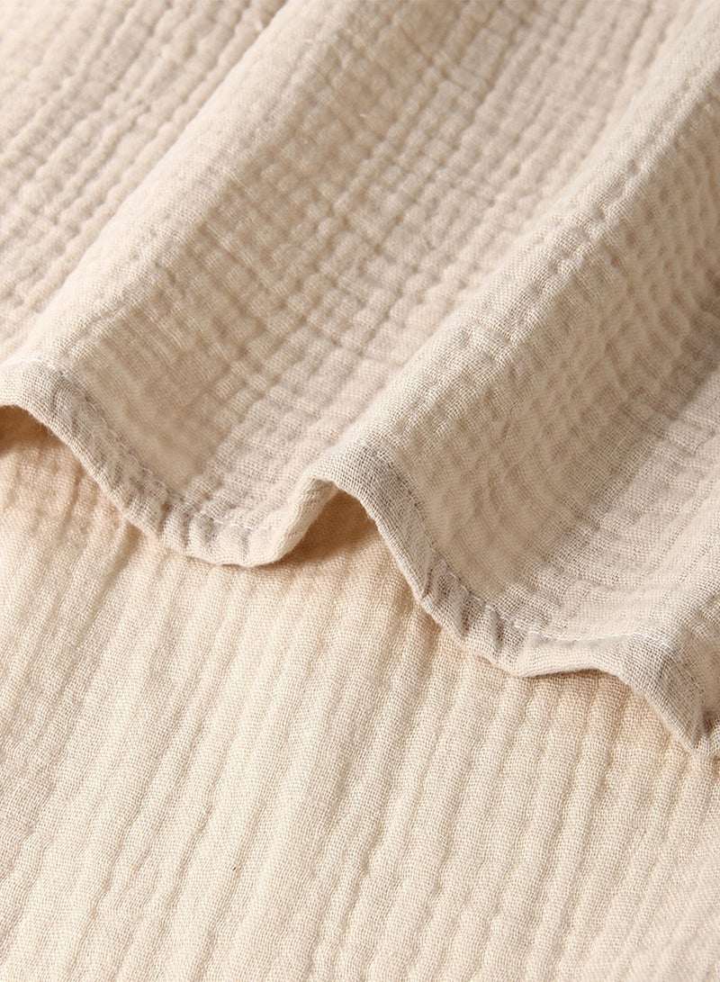 YOONISPRO Newborn Baby Gift Set, 6PCS Baby Shower Gift Box with Crochet Bunny Rattle Teether, Comfort Blanket, Muslin Cloth, Wooden Brush, Pacifier & Milestone Card – Baby Boy & Girl Gift for New Moms - Image 3