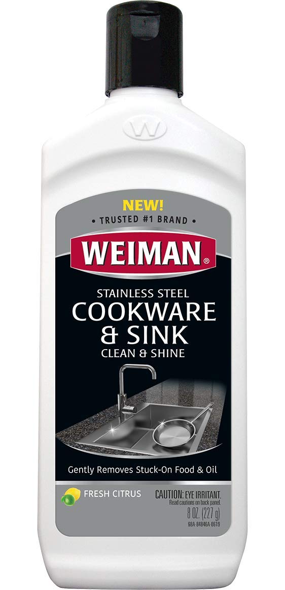 Weiman Stainless Steel Sink and Pots & Pans Cleaner and Polish - Image 1