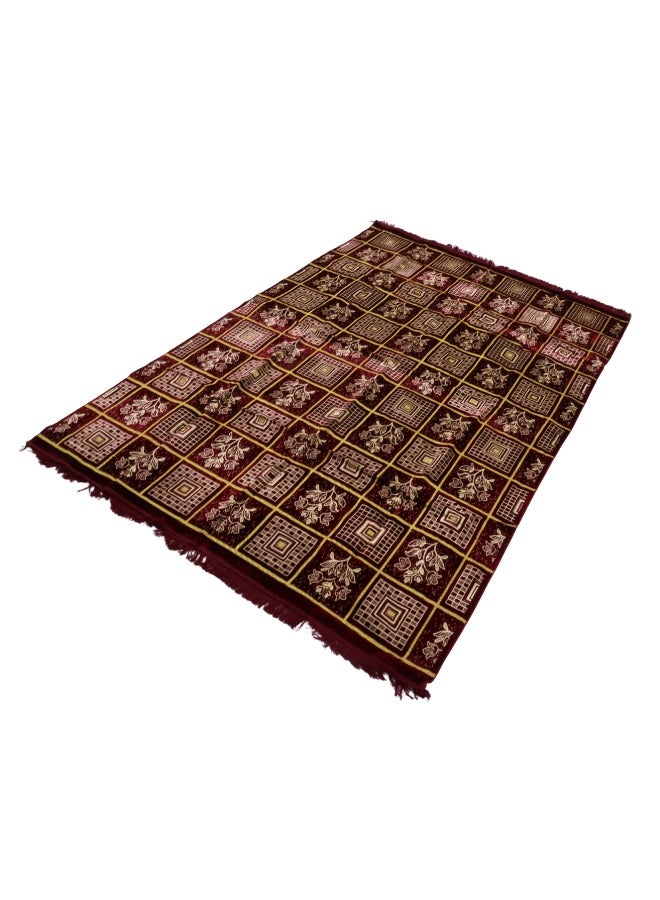 SMART HOME Excellent Turkish velvet carpets and rugs, padded and soft to the touch, with beautiful patterns, made of high-quality materials a luxurious rug, size  240X160 CM - Image 2