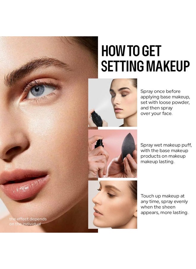 KYDA Makeup Setting Spray Ultra Fine Lightweight Setting Mist Lasting Oil Control Makeup Finish Quick Drying Formula Face Makeup Fixer Spray For All Skin 3.38 Fl Oz By Ownest Beauty  - Image 4
