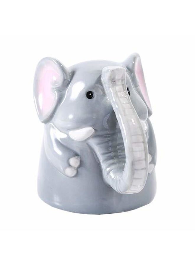 Pacific Giftware Topsy Turvy Coffee Mug Adorable Mug Upside Down Tea Home Office Decor (Elephant) - Image 1