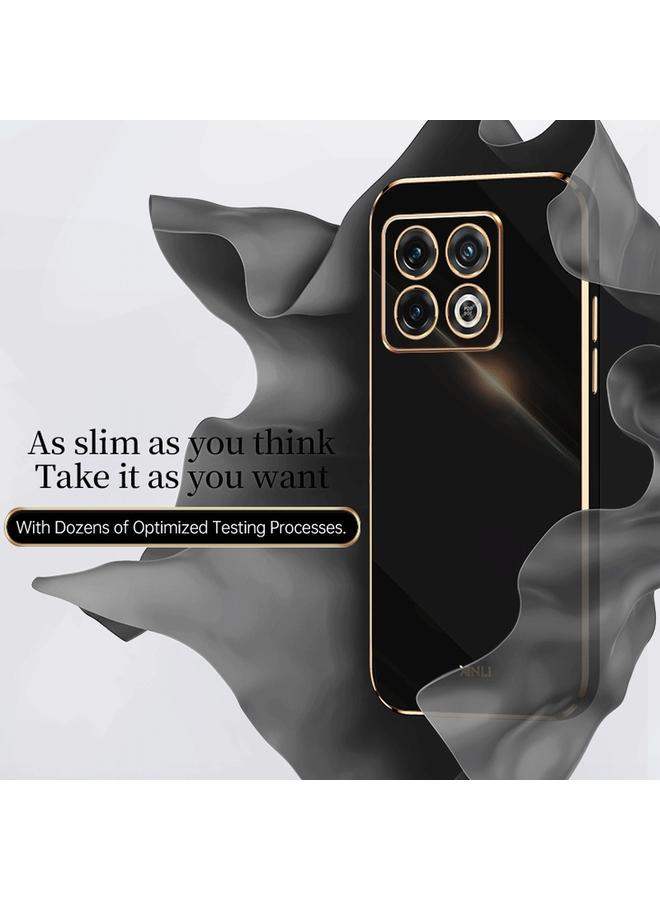 S-TOP Case For OnePlus 10 Pro XINLI Straight Edge 6D Electroplate TPU Phone Case - Image 4