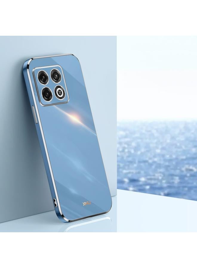 S-TOP Case For OnePlus 10 Pro XINLI Straight Edge 6D Electroplate TPU Phone Case - Image 1