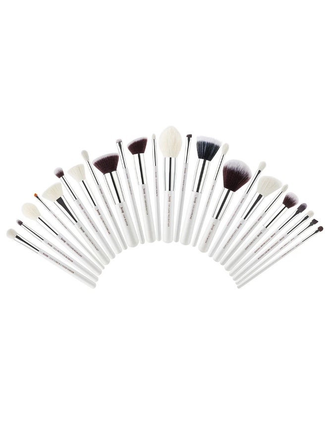 Jessup Individual 25Pcs Makeup Brush Kit