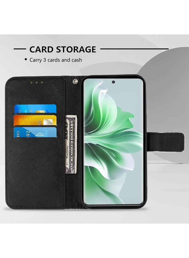 S-TOP Case For OPPO Reno11 5G Global 3D Painting Horizontal Flip Leather Phone Case - Image 5