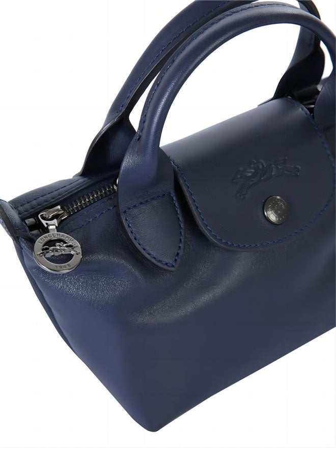 Longchamp LONGCHAMP Lambskin Dumpling Bag, Tote Bag, Crossbody Bag - Image 4