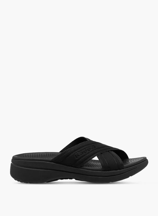 كابا صنادل نسائية سهلة الارتداء بحزام متقاطع