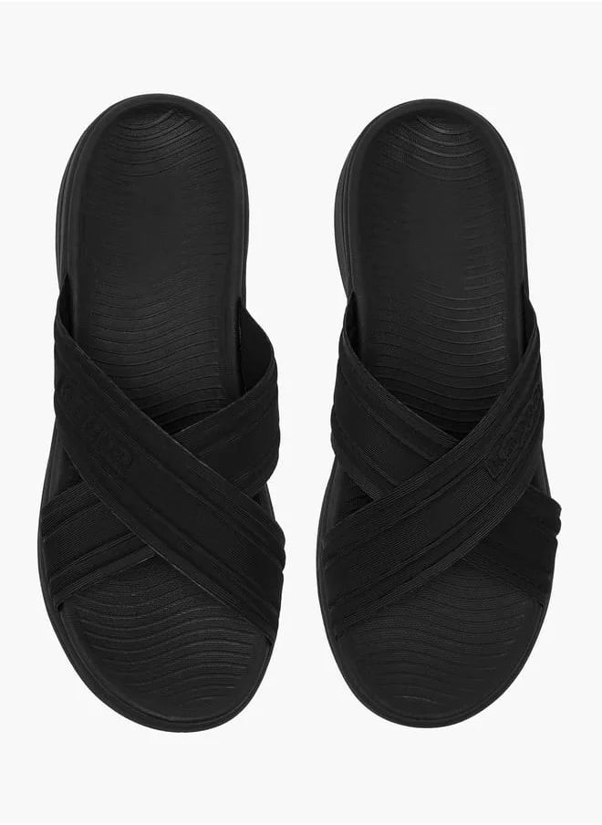 كابا Women's Cross Strap Slip-On Sandals