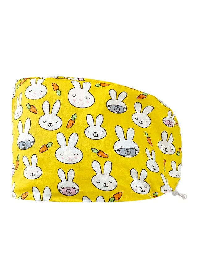 NIBEMINENT Soft Cotton Unisex Scrubs Cap Mens Scrubs Nursing Medical Surgical Caps Medical Uniforms Multicolour Printing Hospital Nurse Hat