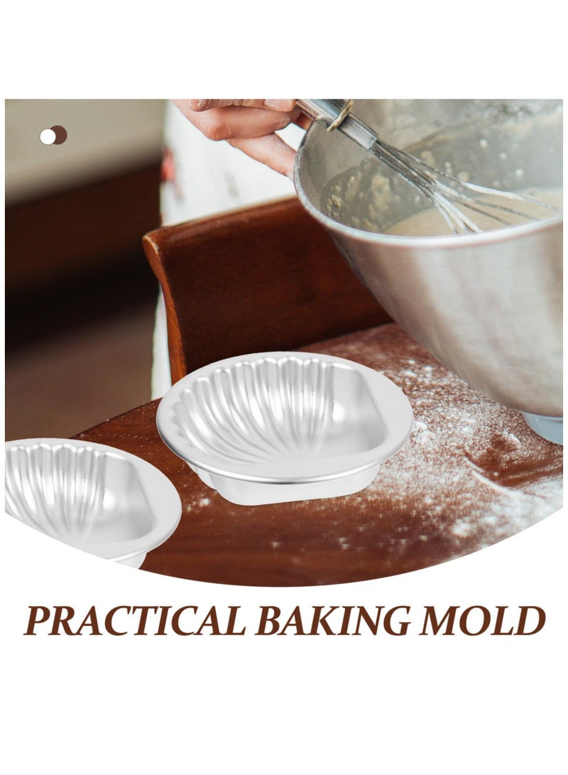 73Hours 5pcs cake mold small tart tins muffin cup small dessert cups metal baking molds egg tart tray tart dish jelly pudding cup egg tart molds aluminum alloy small cake chocolate - Image 5
