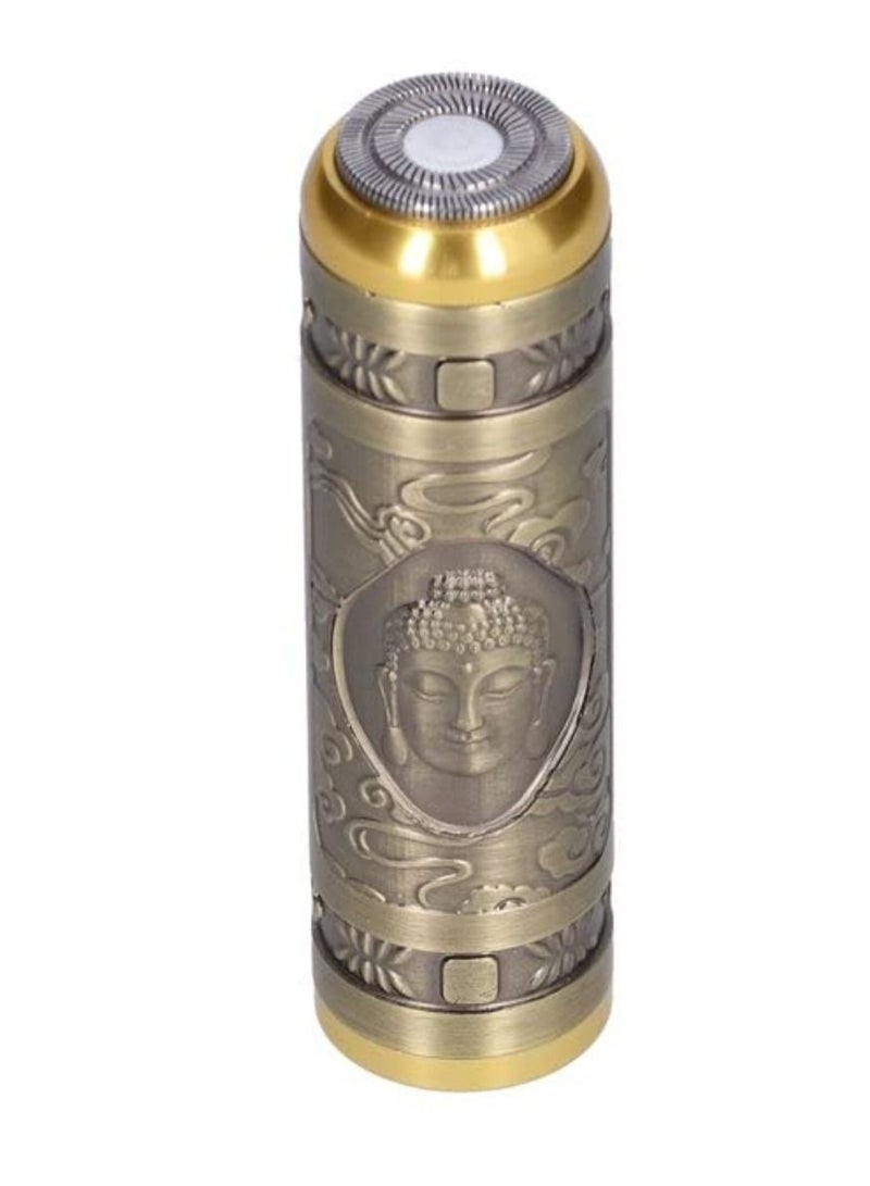 JAJEEK Dioche Portable Electric Shaver Bronze Stainless Steel USB Electric Hair Remover - Image 2