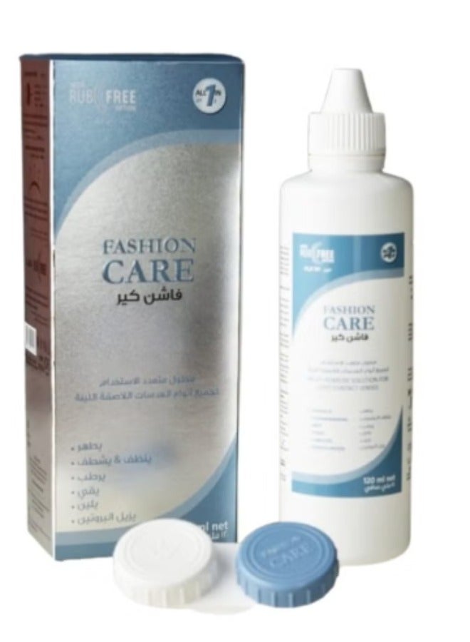 Fashion Care Pack Of 3 Pieces Multi-Purpose Solution For Soft Contact Lenses  - Image 2