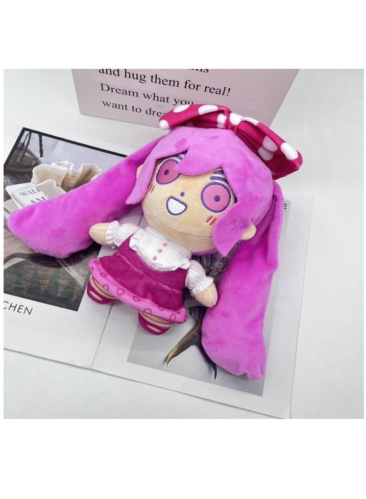 Y&D Omori Kel Plush Toy, Stuffed Animal Game Omori Plushie Dolls, Cute Cartoon Anime Game Characters Props Figure Pillow Gifts for Fans Kids Birthday Game Lovers (Color : Double Ponytail) - Image 3