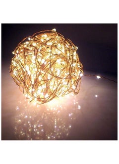 Beauenty Fairy Christmas Diwali Lights Battery Operated, 10M/33ft/100 LED Warm White String Light, Waterproof Battery Case, Indoor Lights for Xmas Tree Wedding,Party Events Garden Spring Decoration  - Image 3