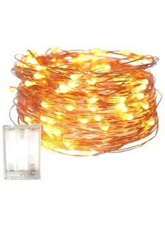 Beauenty Fairy Christmas Diwali Lights Battery Operated, 10M/33ft/100 LED Warm White String Light, Waterproof Battery Case, Indoor Lights for Xmas Tree Wedding,Party Events Garden Spring Decoration  - Image 1