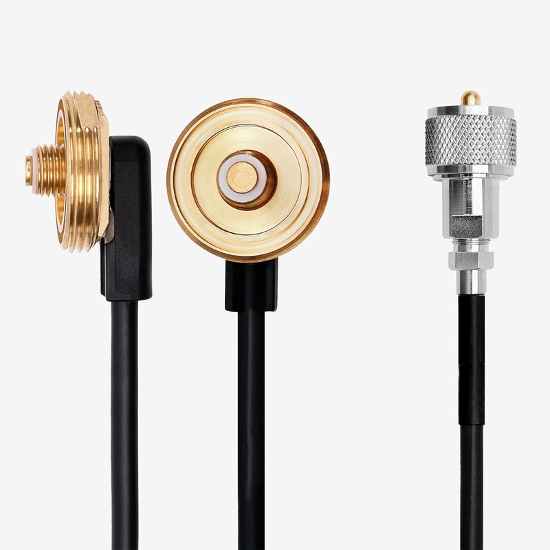 Midland – MXTA24 Low Profile Antenna Cable with NMO Connector – CB Antenna Cable Extension – 6 Meters (19 ft) with Removable UHF Connection - Image 2