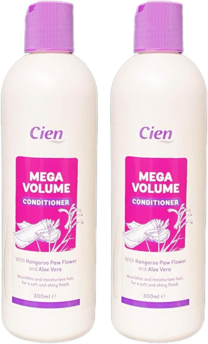 LidICien Mega Volume Conditioner With Kangaroo Paw Flower Aloe Vera 300mL 2 Bundle