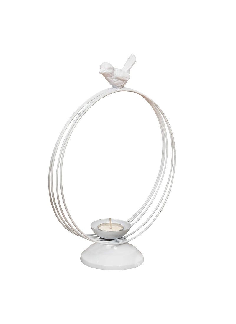 Webelkart Webelkart Decorative White Birds Tealight Candle Holder for Home Decoration, for Home Room Bedroom Lights Decoration  - Image 4