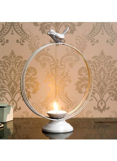 Webelkart Webelkart Decorative White Birds Tealight Candle Holder for Home Decoration, for Home Room Bedroom Lights Decoration  - Image 2