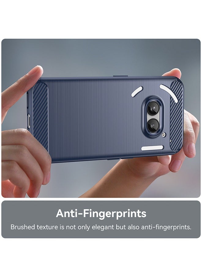 SNBFA - Nothing Phone 2A Case Cover with Soft TPU Carbon Fiber Texture Anti-Scratch Shockproof Slim Anti-Drop Bumper Back Cover Comfortable Touch shell Phone Accessory for Nothing Phone 2A 5G - Image 1