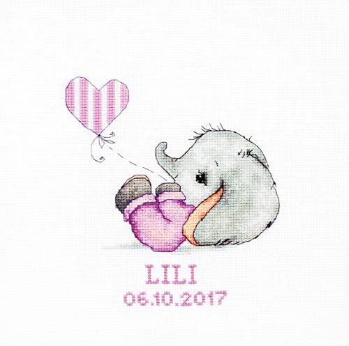 Luca-S B1133 Baby Girl - Cross Stitch Kit - Image 1