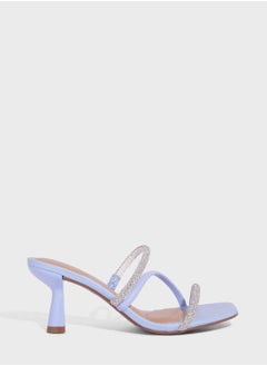 Kaylee Multi Strap Mid Heel Sandals