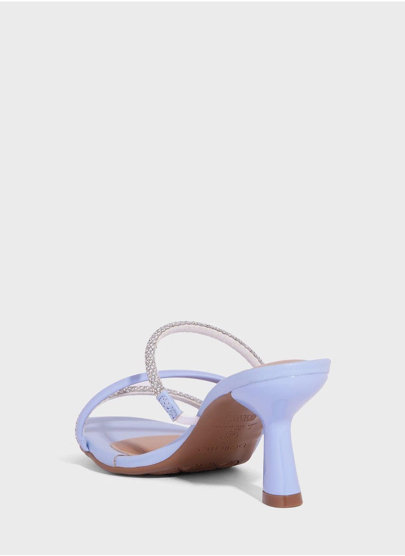 Beira Rio - Kaylee Multi Strap Mid Heel Sandals - Image 1