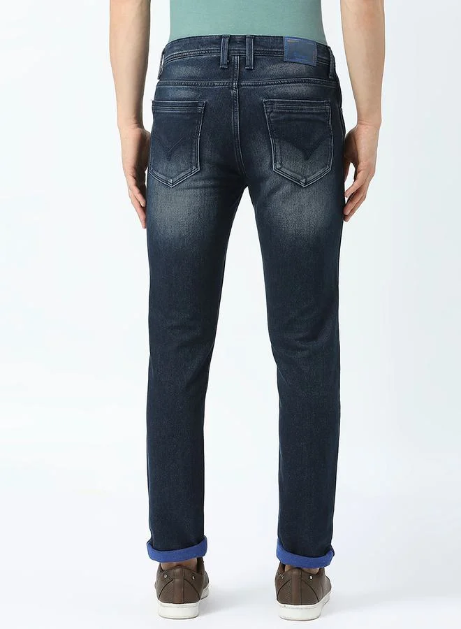 Integriti Mid Rise Faded Jeans with Pocket Detail by Styli