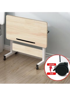 DubaiGallery Rolling Desk Adjustable Height,Rolling Computer Cart,Portable Laptop Desk,Small Adjustable Home Office Desk,Rolling Laptop Desk,Small Portable Desk  - Image 4