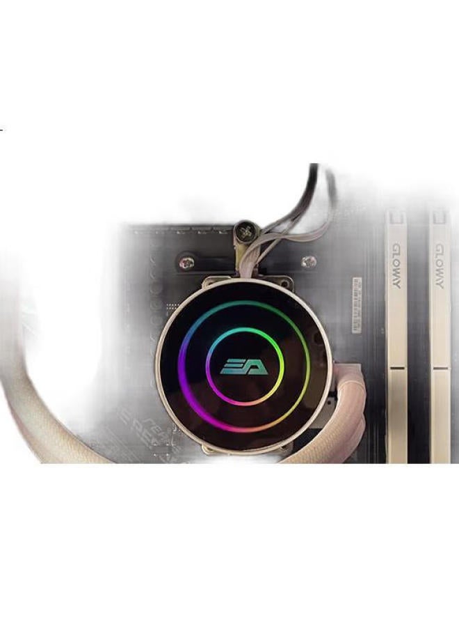 GLOWAY وحدة ذاكرة سطح المكتب Gloway 16Gb DDR5 4800، Tianche، موزع حرارة، شرائح متميزة، Cl40، أبيض ضوء القمر - Image 3