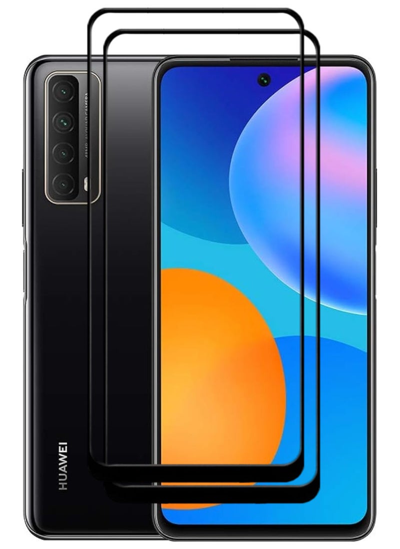 ACLIX 2 Pieces Antistatic ESD Dustproof Premium Quality High Definition Tempered Glass Screen Protector Designed For Huawei Y7a - Image 1